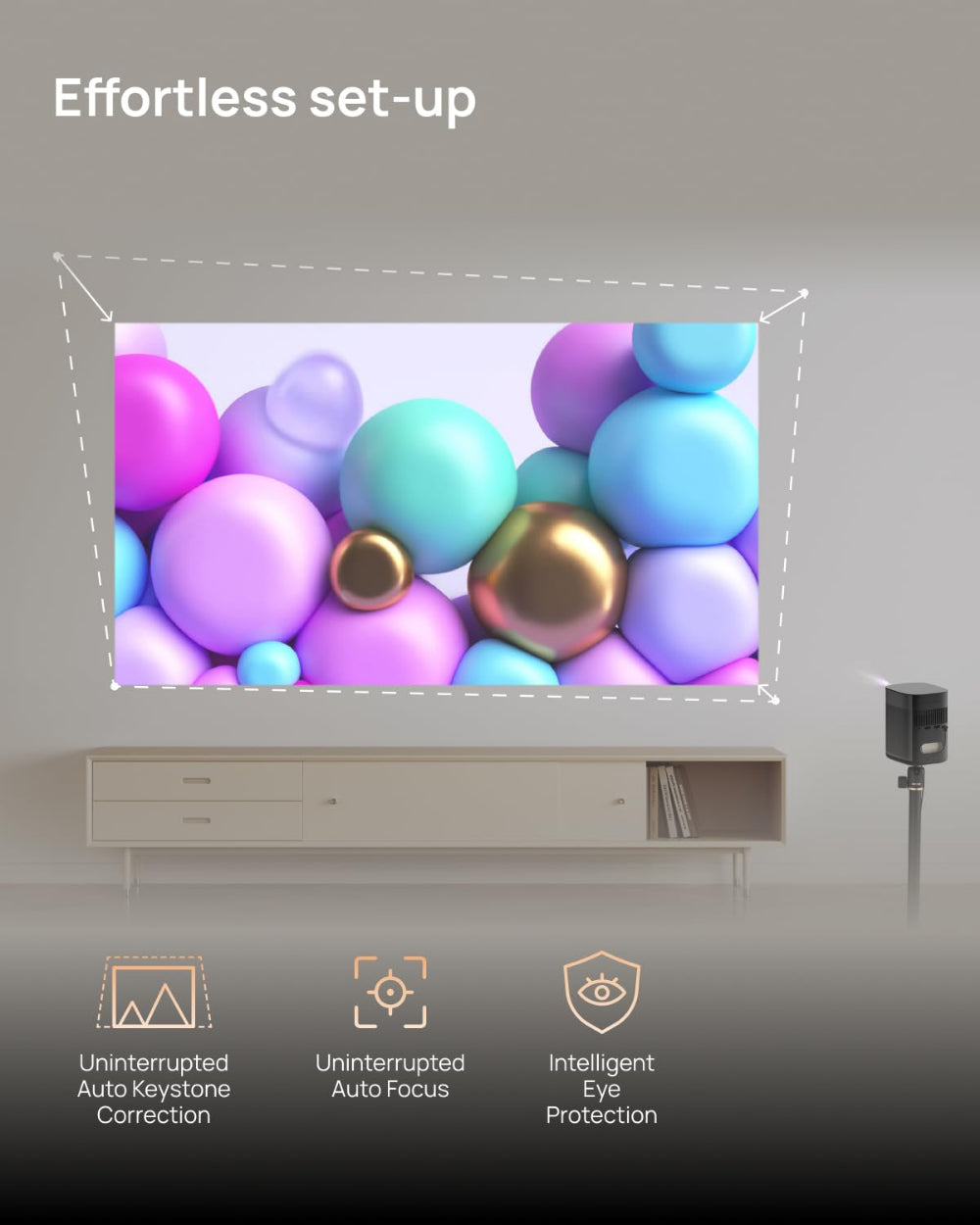 XGIMI Mogo 2 Pro + Multi-Angle Stand Bundle| Full HD Portable