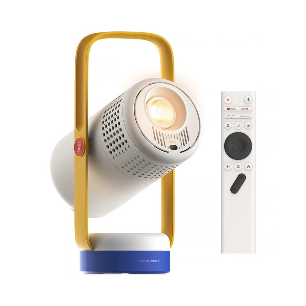 XGIMI Vibe One — Portable 1080p Projector | Google TV | Built-in Battery | JBL Sound | BLUE SPARK