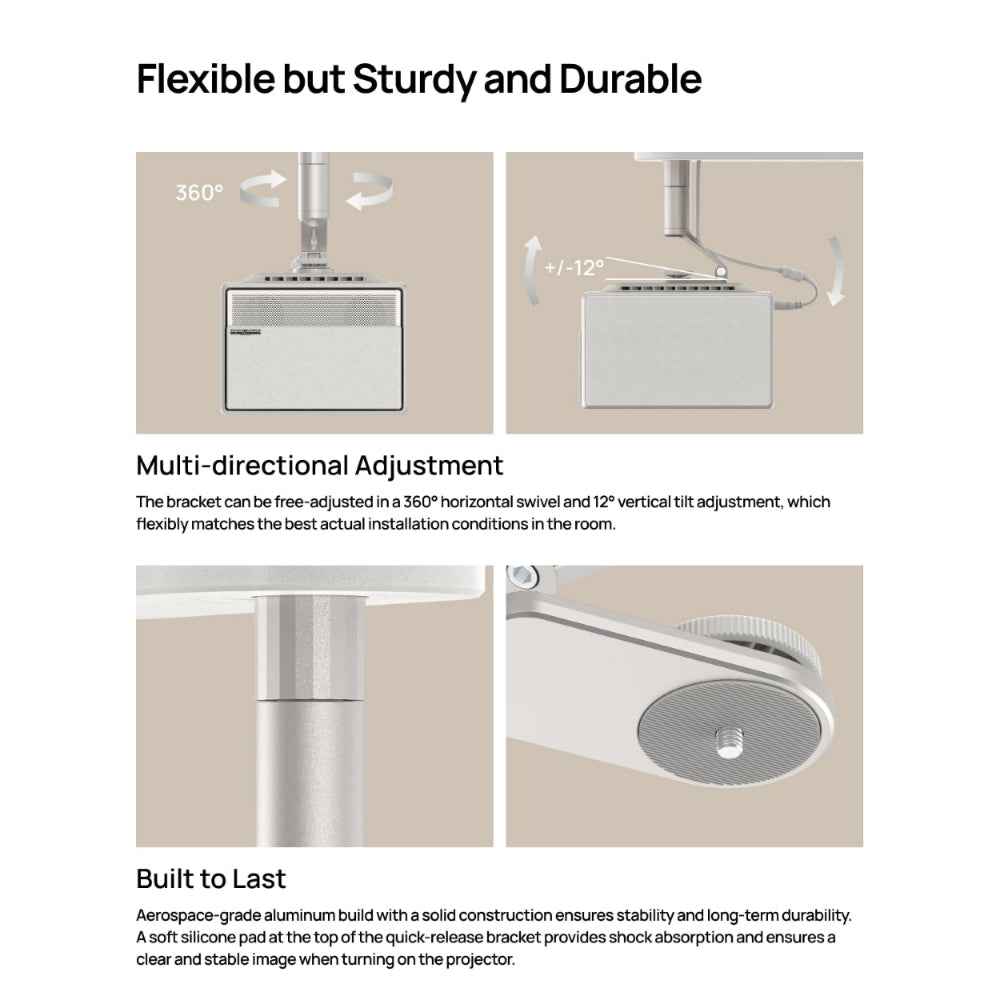 XGIMI Ceiling Mount, for Elfin, Mogo, Halo, Horizon, Horizon 20 Series
