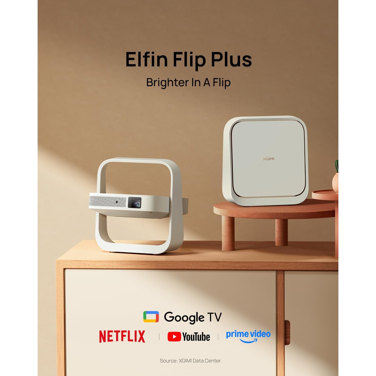 Elfin Plus (Google TV) - Portable Smart Projector