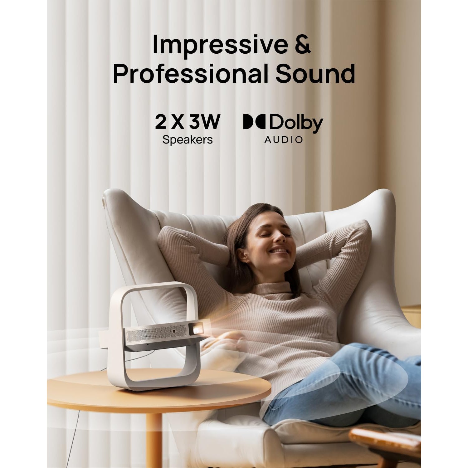Elfin Plus (Google TV) - Portable Smart Projector