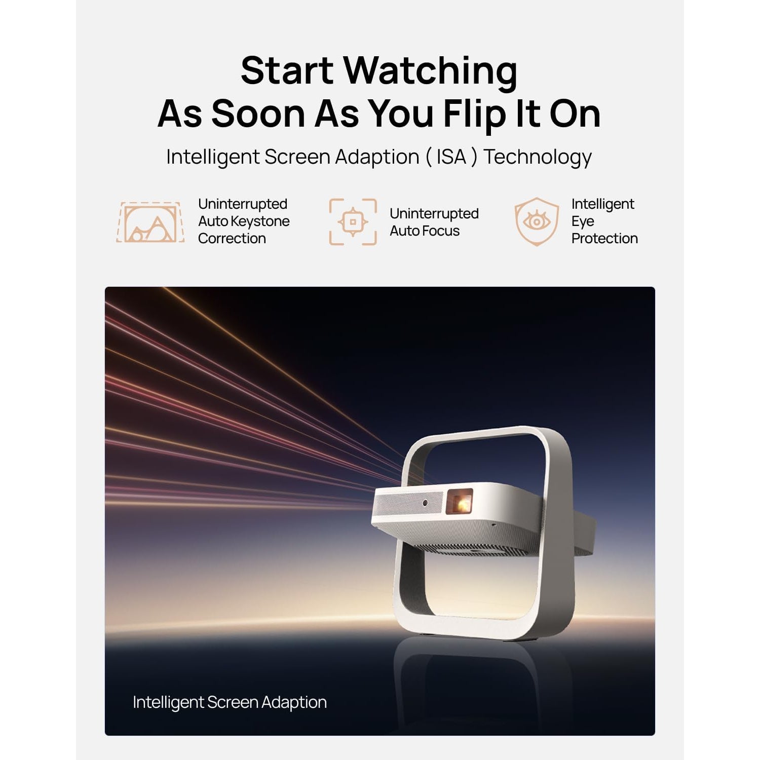 Elfin Plus (Google TV) - Portable Smart Projector