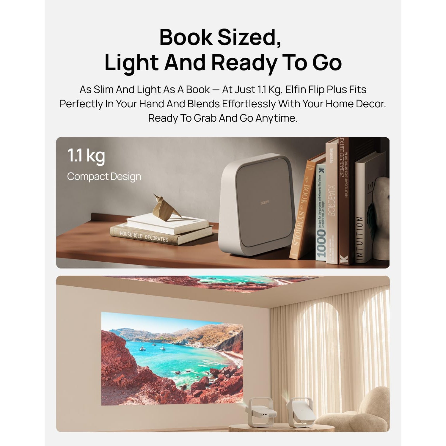 Elfin Plus (Google TV) - Portable Smart Projector