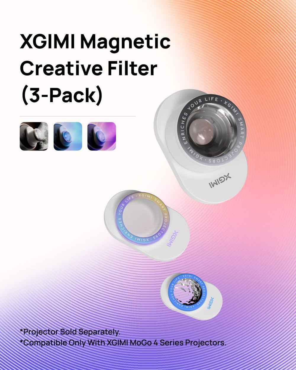 XGIMI Magnetic Creative Filter (3-Pack)