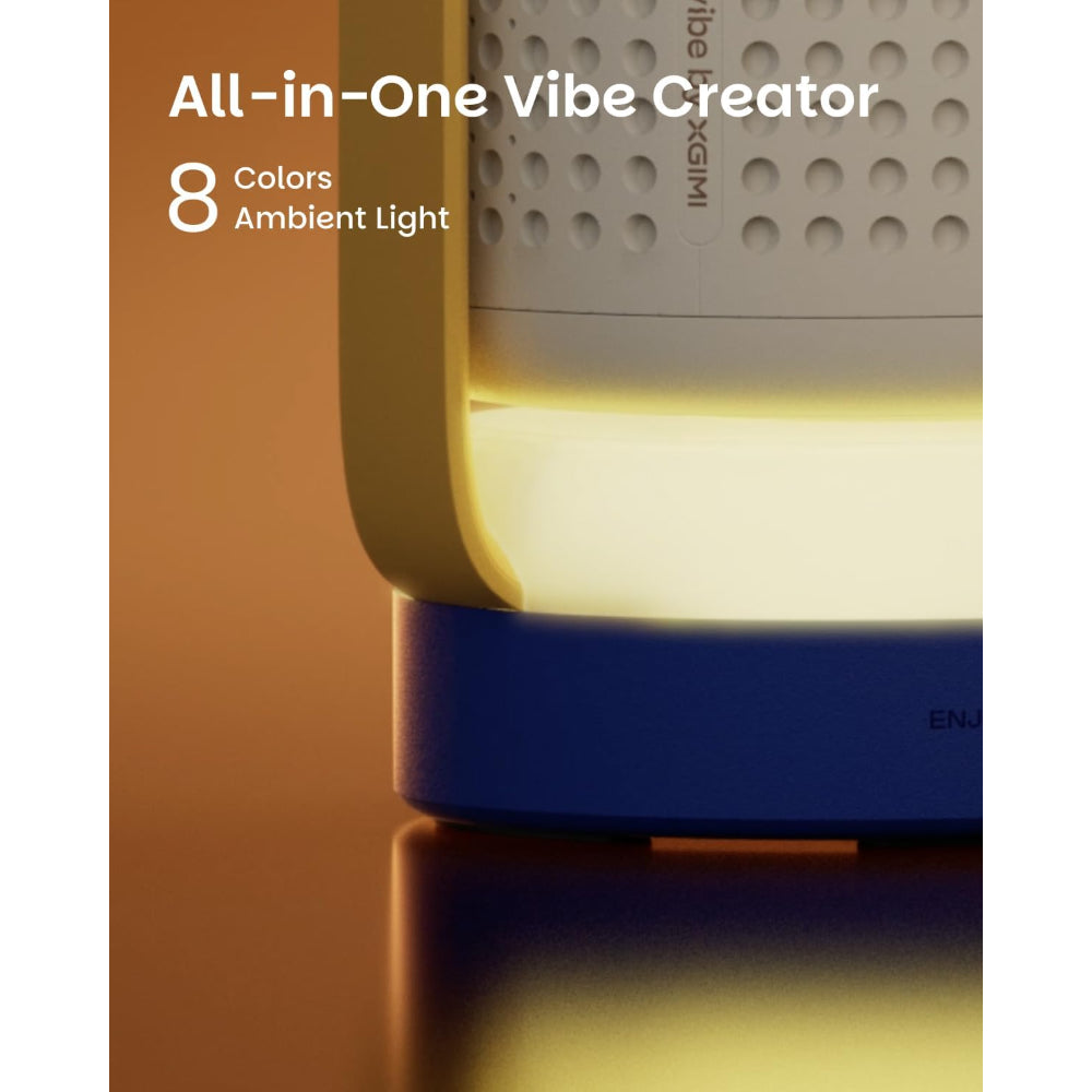 XGIMI Vibe One — Portable 1080p Projector | Google TV | Built-in Battery | JBL Sound | BLUE SPARK